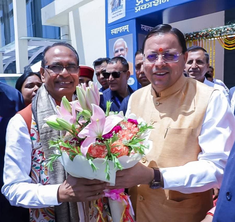 सीएम धामी ने शिवराज सिंह चौहान कि किताब ‘अपनापन–नरेंद्र मोदी संग मेरे अनुभव’ के लोकार्पण कार्यक्रम में  किया प्रतिभाग