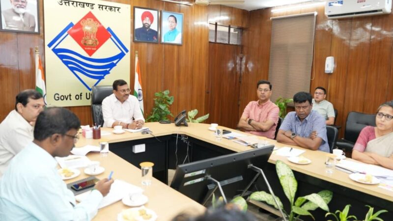 मुख्य सचिव ने ली सड़क सुरक्षा कोष प्रबंध समिति की बैठक