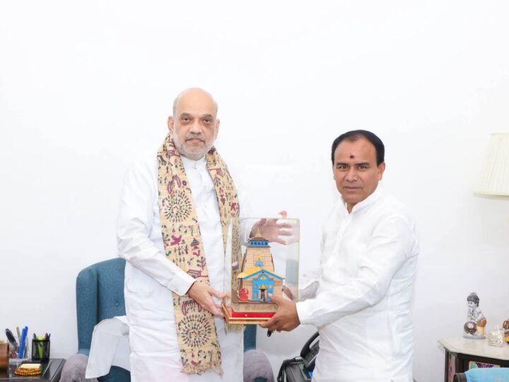 केंद्रीय गृह एवं सहकारिता मंत्री अमित शाह से मिले कैबिनेट मंत्री डॉ. धन सिंह रावत