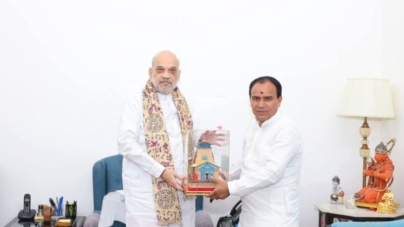 केंद्रीय गृह एवं सहकारिता मंत्री अमित शाह से मिले कैबिनेट मंत्री डॉ. धन सिंह रावत