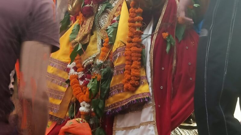 250 किलो पीतल की प्रतिमा का हरिद्वार में हुआ सांकेतिक विसर्जन