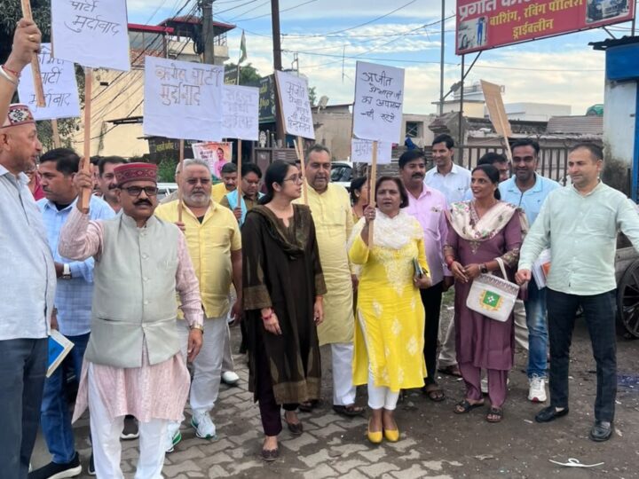 कांग्रेस के कथित दलित-विरोधी बयानों के विरोध में भाजपा अनुसूचित मोर्चा ने किया पुतला दहन