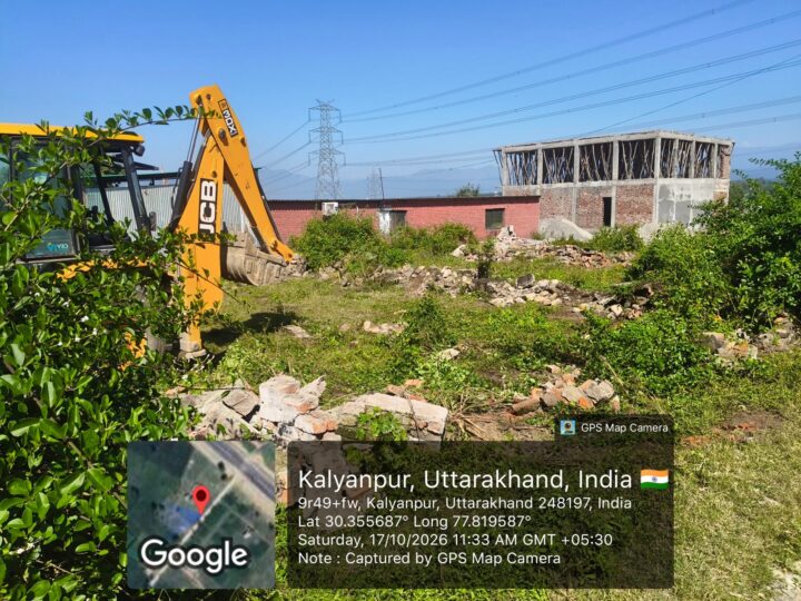 एमडीडीए की अवैध निर्माण और प्लॉटिंग पर कार्रवाई, चार स्थानों पर चला अभियान